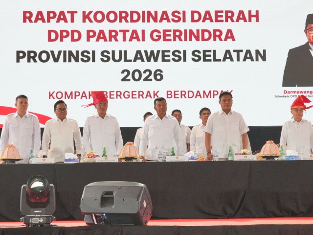 Rakorda Gerindra Sulsel, DM: Satukan Semangat Menangkan Pemilu 2029