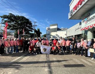Anniversary 1 Tahun Avoce Celebes di Bulukumba, Gelar Jalan Santai hingga Bakti Sosial