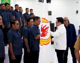 Lantik Pengurus KONI Sidrap, Darmawansyah Muin Perkuat Konsolidasi dan Pembinaan Atlet