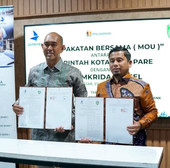 Pemkot Parepare Teken MoU dengan Jamkrida Sulsel, Perkuat Dukungan bagi UMKM