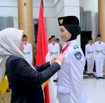 70 Anggota Paskibraka Gowa Siap Kibarkan Bendera di Upacara Kemerdekaan RI Ke-81