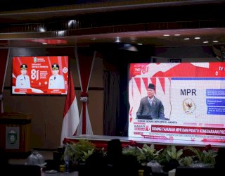 Dari Ruang Paripurna DPRD, Wali Kota Parepare Tasming Hamid Ikuti Pidato Kenegaraan Presiden