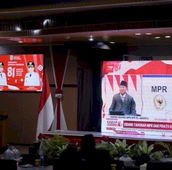 Dari Ruang Paripurna DPRD, Wali Kota Parepare Tasming Hamid Ikuti Pidato Kenegaraan Presiden