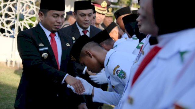 Ket: Pengukuhan Paskibraka Parepare
