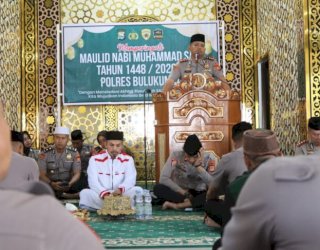 Kapolres Bulukumba Pimpin Maulid Nabi, Pesan Keteladanan Rasulullah Jadi Penguat Pengabdian Polisi