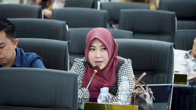 Ketua Fraksi Partai Demokrat DPRD Sulawesi Selatan, Fatma Wahyuddin. (Foto: Humas DPRD Sulsel)