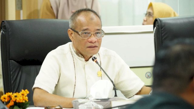 Ketua Pansus Rancangan Peraturan Daerah (Ranperda) tentang pengelolaan barang milik daerah DPRD Sulsel, Kadir Halid. (Foto: Humas DPRD Sulsel)