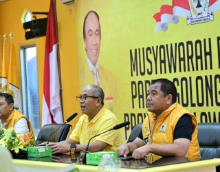 Rapat Internal Perdana Dibawah Nakhoda IAS, Golkar Sulsel Matangkan Persiapan Roadshow ke Daerah