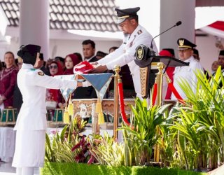 Upacara HUT ke-81 RI, Gubernur Sulsel Gaungkan Kedaulatan Pangan Menuju Indonesia Emas 2045