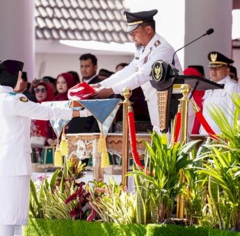 Upacara HUT ke-81 RI, Gubernur Sulsel Gaungkan Kedaulatan Pangan Menuju Indonesia Emas 2045