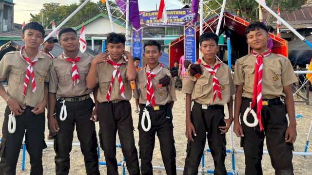 Kontingen UPTD SMPN 24 Sinjai sukses mengukir sejarah dengan memboyong gelar juara umum pada peringatan Hari Ulang Tahun (HUT) Kemerdekaan Republik Indonesia ke-81. (Foto: Istimewa)