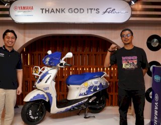 Gelar Independence Ride, Cara Komunitas Yamaha Grand Filano di Makassar Rayakan Kemerdekaan