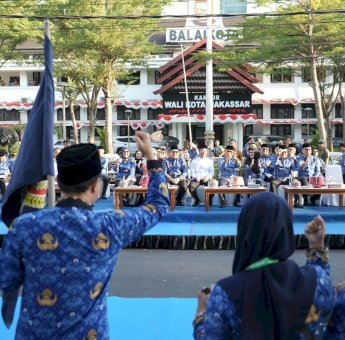 Pemkot Makassar Sambut 1.157 Peserta MTQ VIII KORPRI Nasional Lewat Defile Kafilah