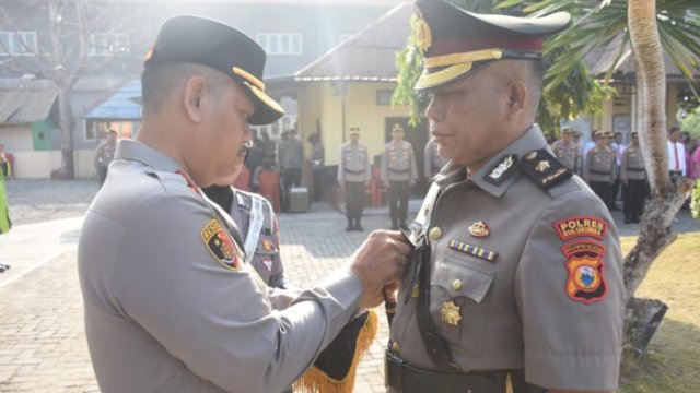 Kompol H. Haedar Muis Resmi Jabat Kapolsek Gantarang, Gantikan AKBP Purn. Abdul Kadir. [IST]