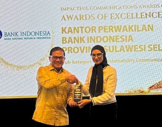 BI Sulsel Raih Dua Penghargaan di Ajang IABC Indonesia Awards