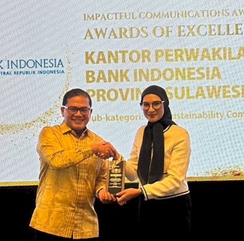 BI Sulsel Raih Dua Penghargaan di Ajang IABC Indonesia Awards