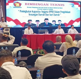 Jaga Gerakan Partai Tetap Masif, Gerindra Sulsel Bekali Anggota Fraksi Lewat Bimtek