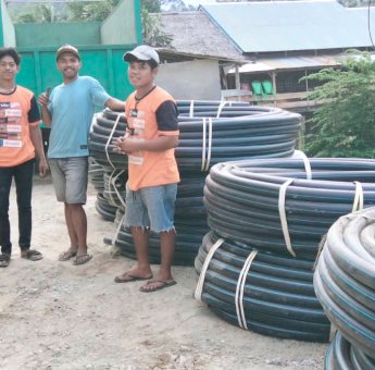 Serap Aspirasi Warga, Fordes Kawal Bantuan Pipa Air Bersih di Saronda
