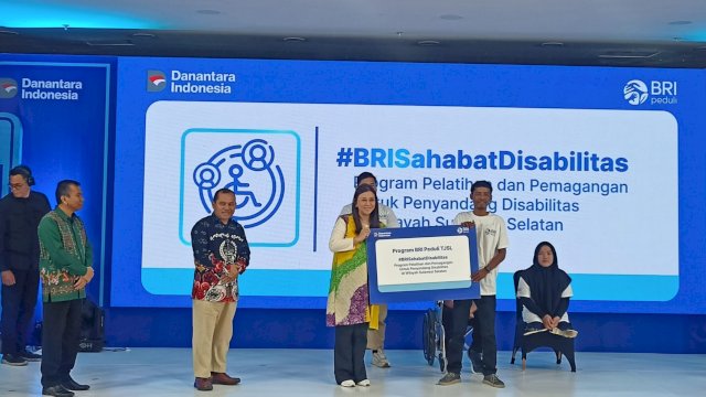 Penyelenggaraan Inagurasi Pelepasan Pemagangan BRI Sahabat Disabilitas Makassar 2026 di Swiss-Belhotel Waterfront Makassar, Kamis (3/9/2026). (Foto: Istimewa)