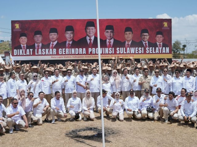 Kaderisasi Gerindra Merambah Indonesia Timur, Sulsel Jadi Titik Awal dengan Diklat 500 Kader Muda