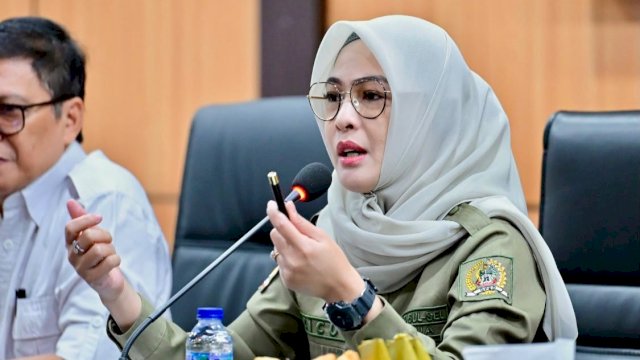 Ketua DPRD Sulsel, Andi Rachmatika Dewi menyoroti kelangkaan BBM dan elpiji subsidi 3 kilogram yang terjadi di sejumlah wilayah di Sulsel. (Foto: Humas DPRD Sulsel)