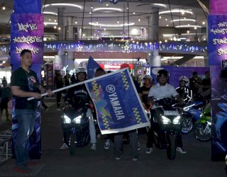 GTA Aerox Volume 3 Sukses Digelar, 300 Riders Ikuti City Rolling di Makassar