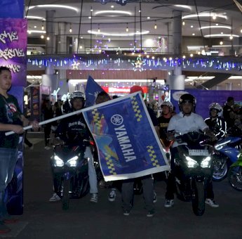 GTA Aerox Volume 3 Sukses Digelar, 300 Riders Ikuti City Rolling di Makassar