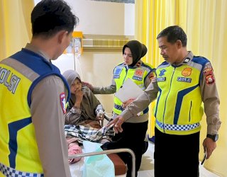 Truk Diduga Langgar Jam Operasional di Gowa, Kaki Pemotor Hancur Terlindas