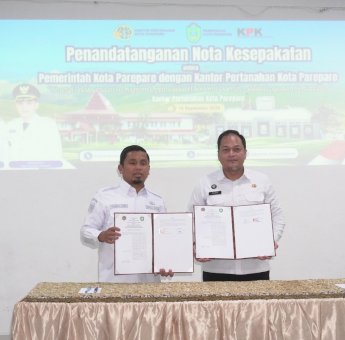Pemkot Parepare dan BPN Perkuat Sinergi Optimalisasi Ekonomi Daerah