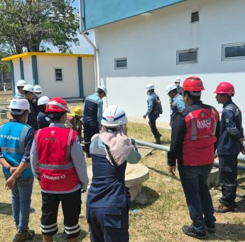 PLN Bekali Pekerja Proyek SUTT 150 kV Palu 3-Tambu Prosuder Keselamatan Kerja