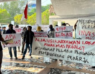 Blokade Jalan Rante Balla Disorot, Pekerja Lokal Minta Aparat Bertindak