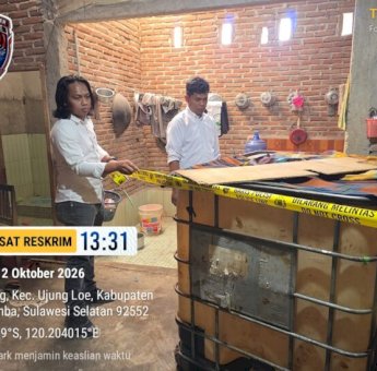 Polres Bulukumba Temukan Dugaan Penimbunan Solar Subsidi di Rumah Kosong, 1.900 Liter Ditemukan