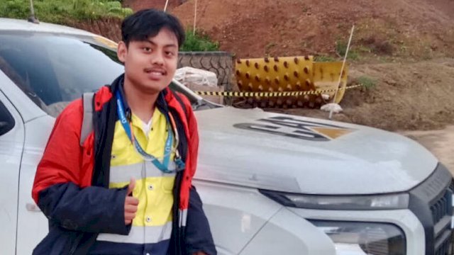Ket: Ajay Fajar, Mahasiswa yang juga karyawan salah satu subkontraktor PT Masmindo Dwi Area (MDA)