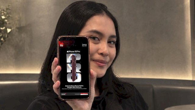 Kolaborasi IM3 Platinum dengan Apple menghadiri paket bundling eksklusif untuk pembelian iPhone 18 Pro dan iPhone 18 Pro Max. (Dok. Indosat)