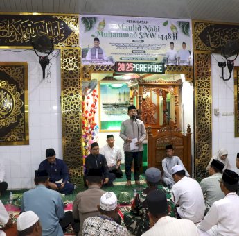Wali Kota Tasming Hamid Hadiri Peringatan Maulid Nabi Muhammad SAW di Parepare