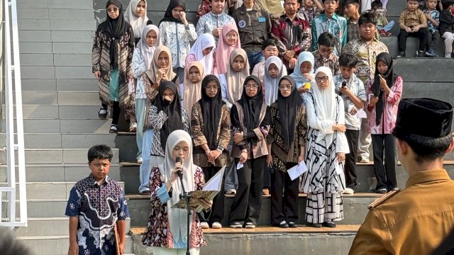 Dalam peringatan Sumpah Pemuda, siswa Sekolah Islam Athirah menjadi momen belajar untuk membangun jiwa kepemimpinan dan tanggung jawab. (Dok. Sekolah Islam Athirah) 