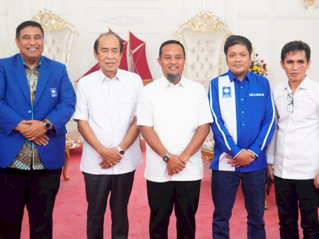 Jelang Dilantik Zulhas, Pengurus DPW PAN Sulsel Temui Gubernur Andi Sudirman