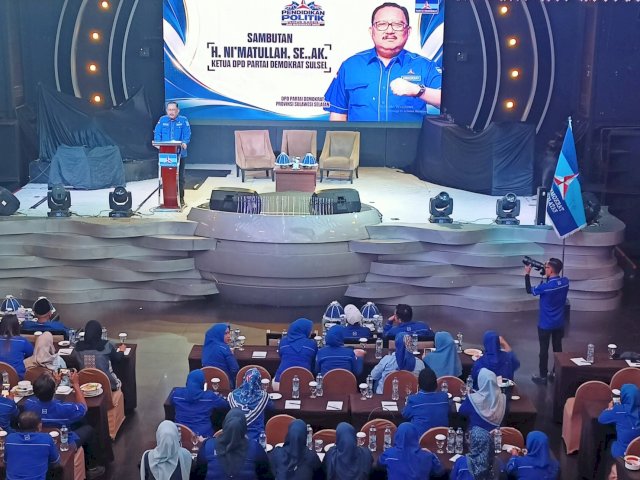 Ubah Persepsi Buruk Soal Politik, Ni’matullah Perkuat Pendidikan Politik Demokrat Sulsel