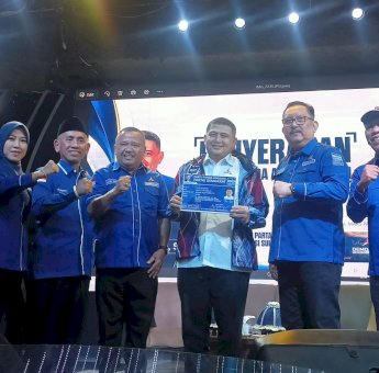 Gaungkan Kolaborasi, Munafri Arifuddin Resmi Gabung Partai Demokrat