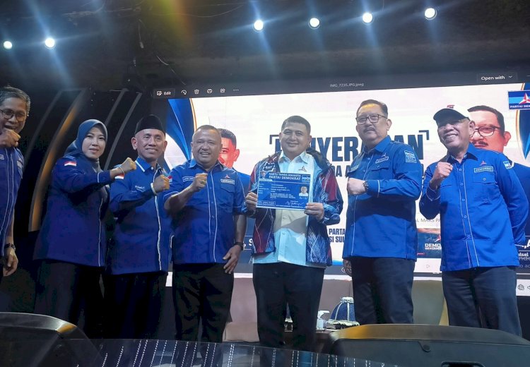 Gaungkan Kolaborasi, Munafri Arifuddin Resmi Gabung Partai Demokrat