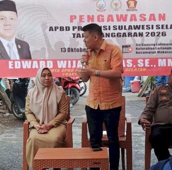 Pengawasan APBD di Kelurahan Lariangbangi, Edward Horas Pastikan Dampak Nyata Pembangunan bagi Masyarakat