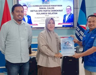 Diwakili Fatma Wahyuddin, Appi Jadi Bacalon Ketua Demokrat Sulsel Pertama yang Ambil Formulir