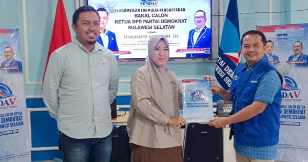 Diwakili Fatma Wahyuddin, Appi Jadi Bacalon Ketua Demokrat Sulsel Pertama yang Ambil Formulir