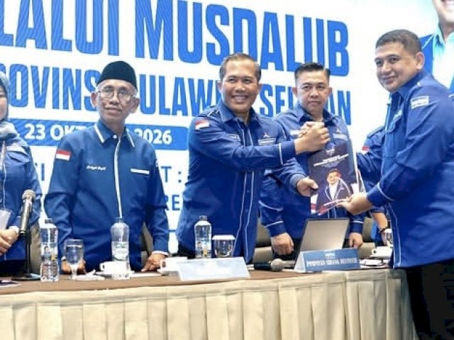 Pimpin Demokrat Sulsel, Munafri Arifuddin Punya Waktu 30 Hari Rampungkan Struktur Pengurus