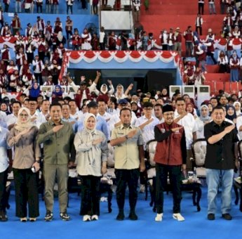 Ketua DPRD Sulsel Dampingi Mensos RI Luncurkan Gerakan Peduli Tetangga di Makassar