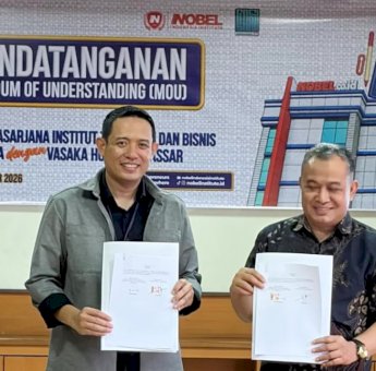 Perkuat Sinergi Pendidikan dan Industri, Vasaka Hotel Makassar Jalin Kerja Sama dengan Nobel Indonesia
