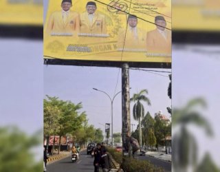 Baliho Raksasa Golkar Ditertibkan, Golkar Palopo Minta Penjelasan Bapenda