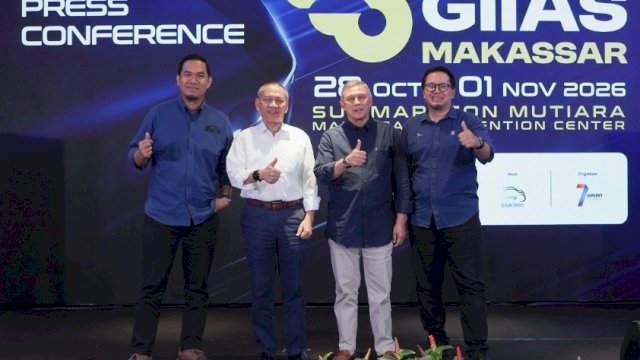 Pelaksanaan GIIAS The Series 2026 akan berlangsung di Summarecon Mutiara Makassar Convention Center mulai 28 Oktober hingga 1 November 2026. Pameran otomotif terbaik ini akan menghadirkan 14 merek otomotif ternama. (Dok. Istimewa) 