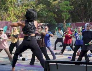 Bukit Baruga Konsisten Wujudkan Gaya Hidup Sehat Lewat Aktivitas Poundfit