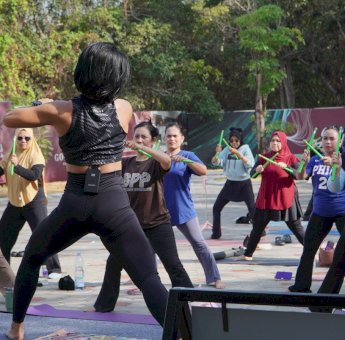 Bukit Baruga Konsisten Wujudkan Gaya Hidup Sehat Lewat Aktivitas Poundfit